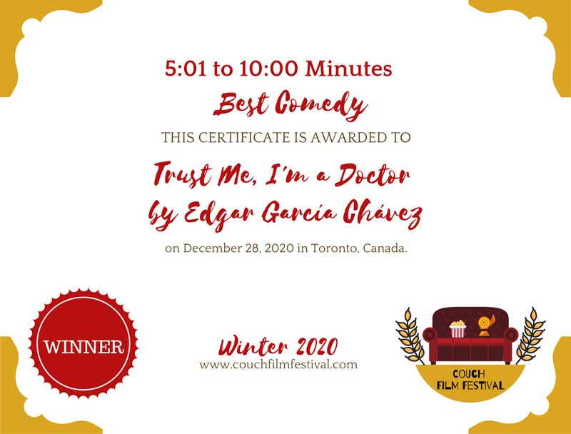 5:01 - 10:00 minutes Best Comedy, Trust Me, I'm a Doctor by Edgar Garcia Chavez